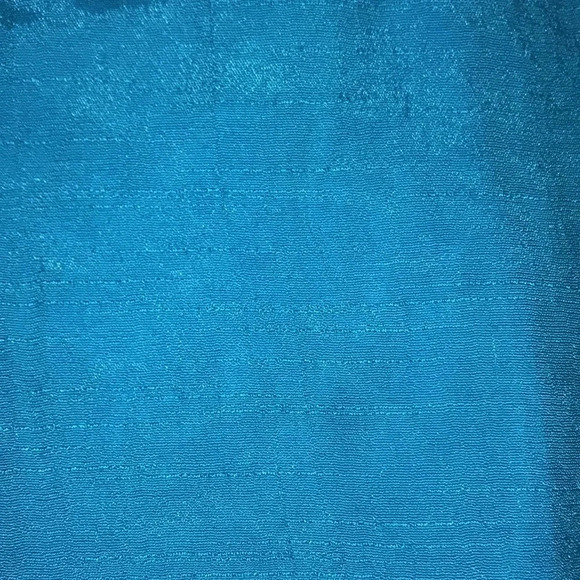 AGB turquoise sleeveless lined midi dress chest pockets button front NEW size M - Picture 4 of 11